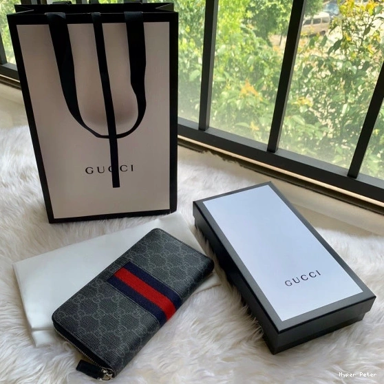 Hyper Peter ZIP AROUND GUCCI LEATHER WALLET 0825